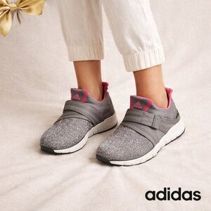 Adidas Climacool Golf Shoes Velcro Gray Pink